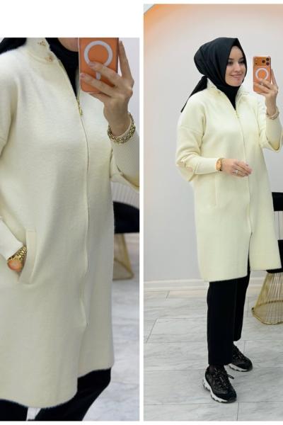 Angora Uzun Yün Kap Ekru