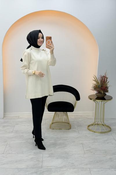 Sadem Tunik Krem