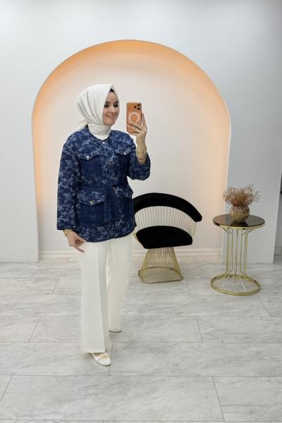 Gözde Kot Ceket Lacivert