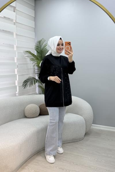 İlsu Tunik Siyah