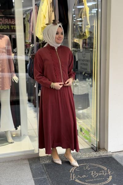 Alise Etekli Takım Bordo