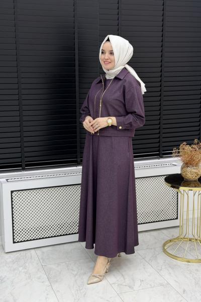 Kot Jile Elbise Mürdüm