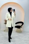 Chanel Blazer Ceket Ekru